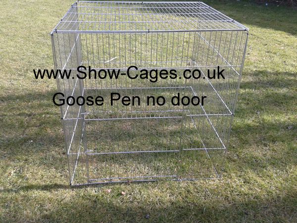 goose show pen cage without door
