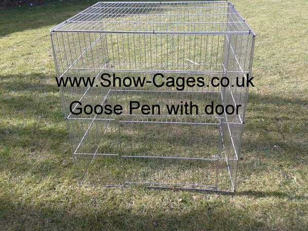 goose show pen with acess door